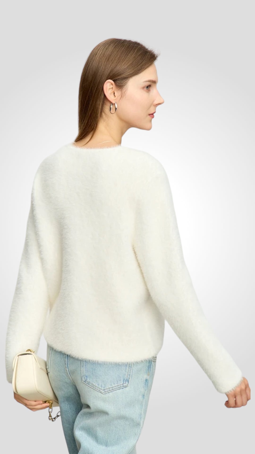 Retro-Cardigan mit goldenen Knöpfen Artemis