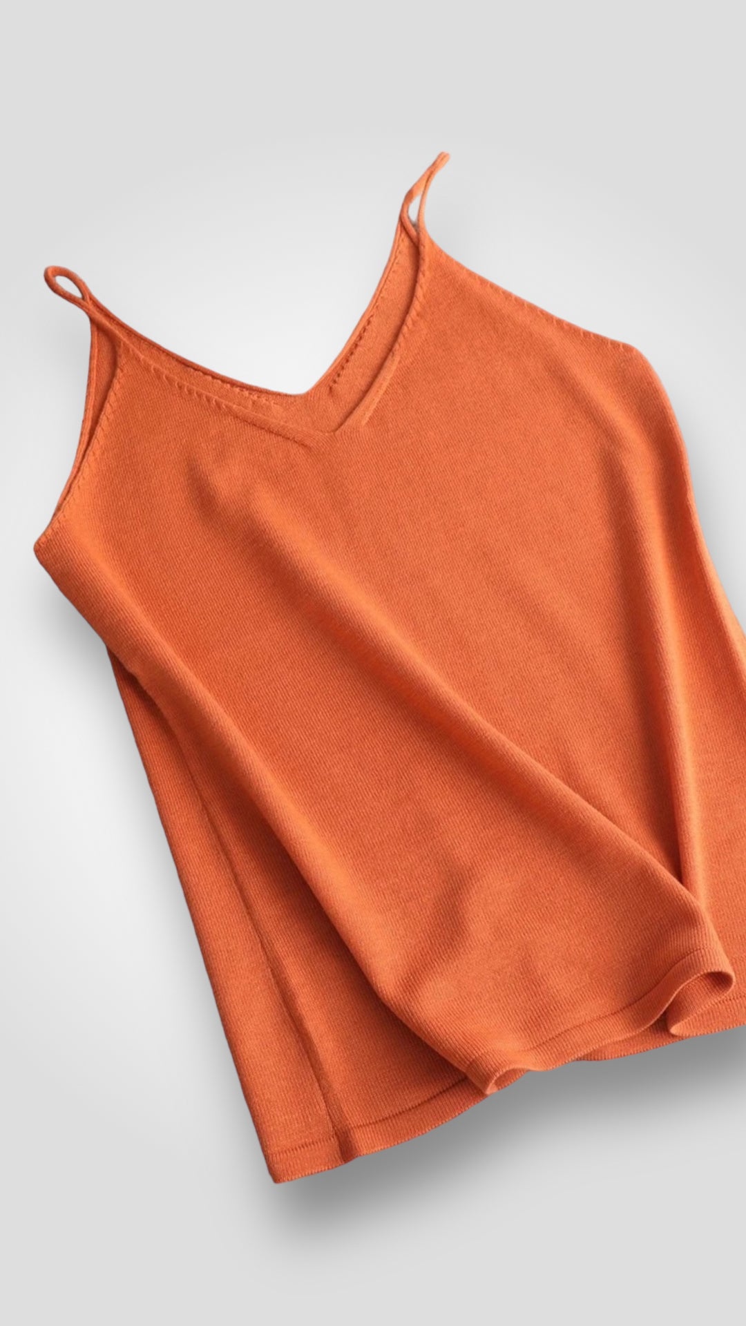 Kaschmir-Tanktop mit V-Ausschnitt Ava