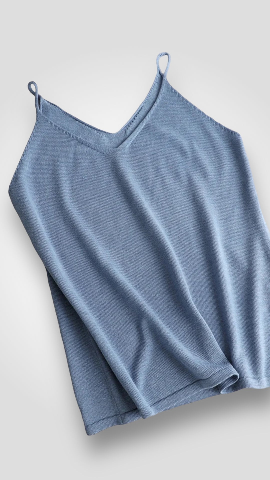 Kaschmir-Tanktop mit V-Ausschnitt Ava