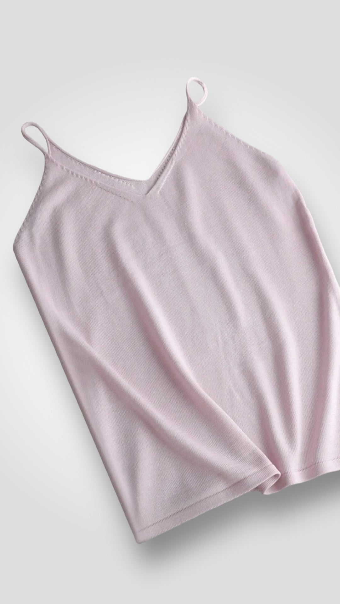 Kaschmir-Tanktop mit V-Ausschnitt Ava