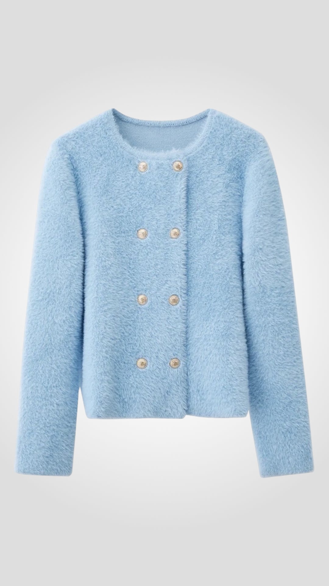 Retro-Cardigan mit goldenen Knöpfen Artemis