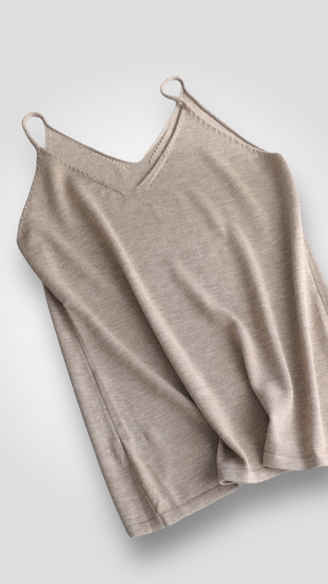 Kaschmir-Tanktop mit V-Ausschnitt Ava